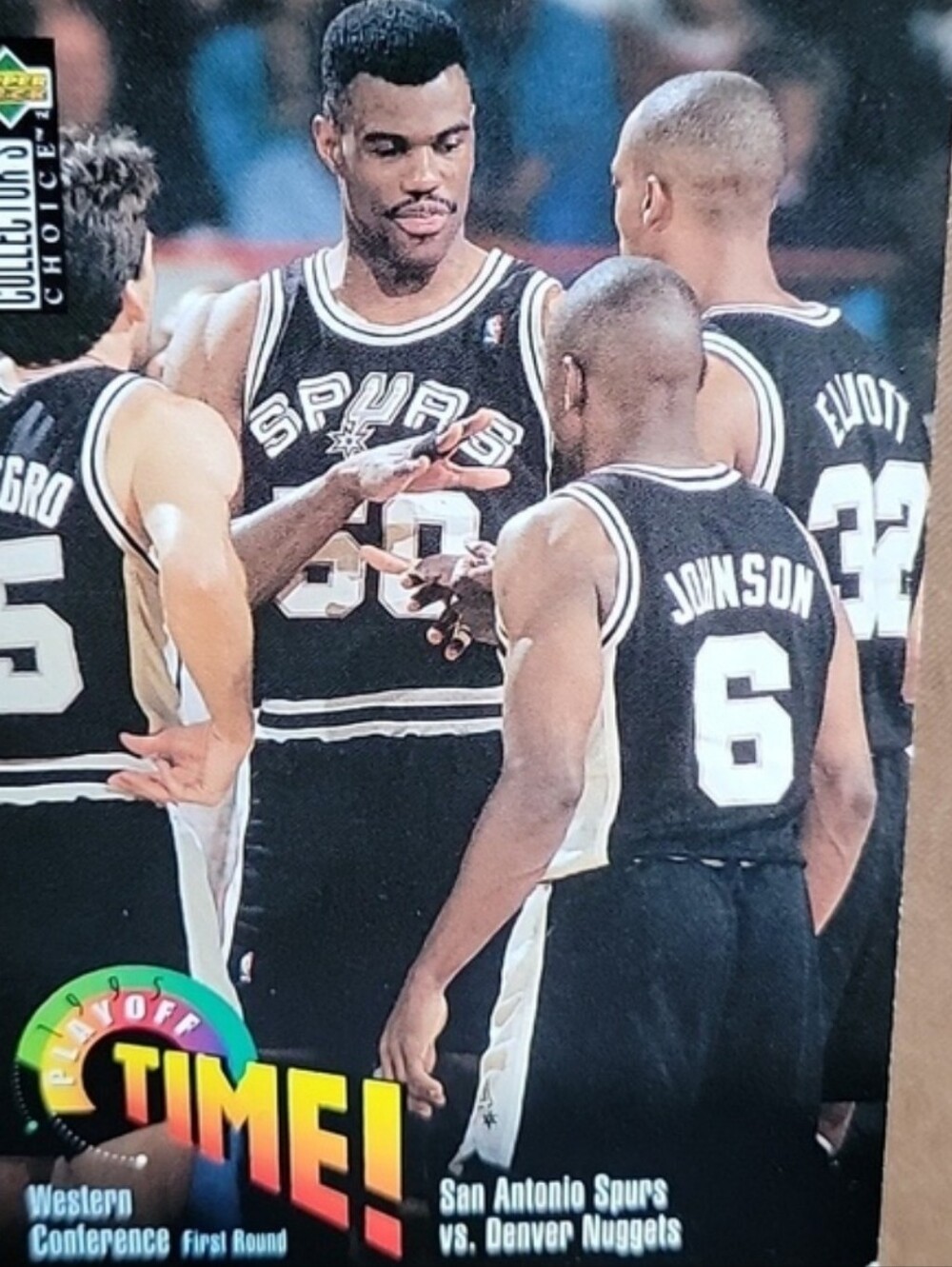 San Antonio Spurs Black NBA Jersey Poster - Team Playoff Moment